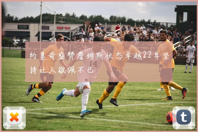 约基奇盛赞詹姆斯状态卓越22年坚持让人敬佩不已